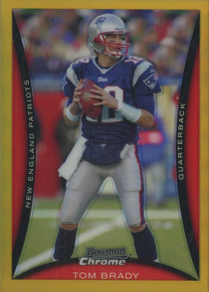 Tom Brady [Gold Refractor] #BC112