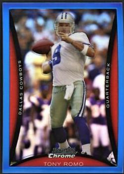 Tony Romo [Blue Refractor] #BC117