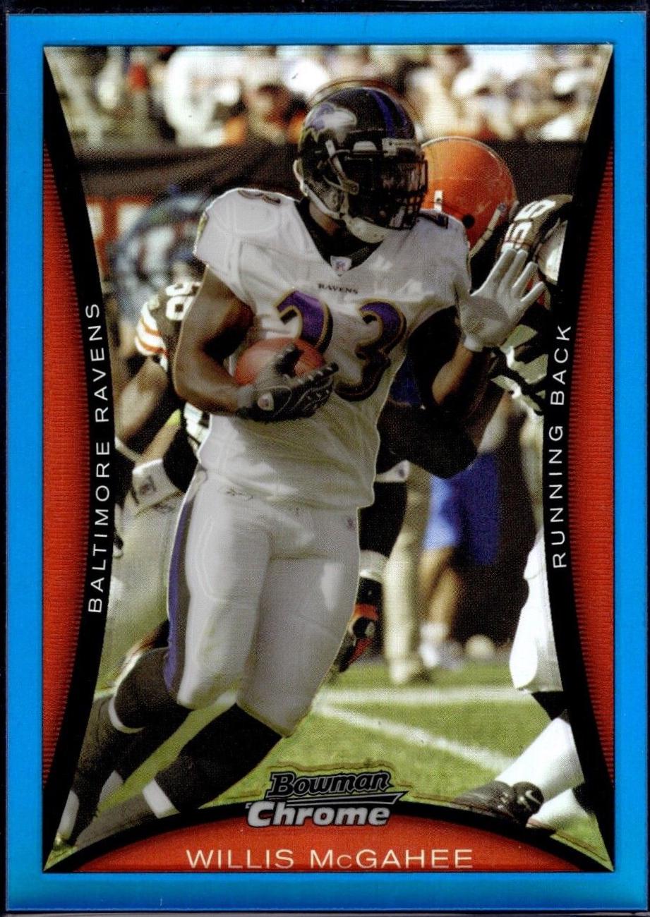 Willis McGahee [Blue Refractor] #BC146