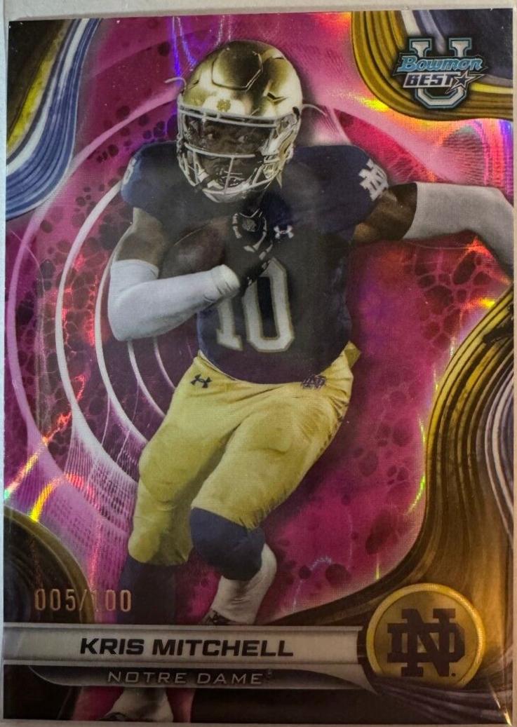 Kris Mitchell [Pink Lava Refractor] #95