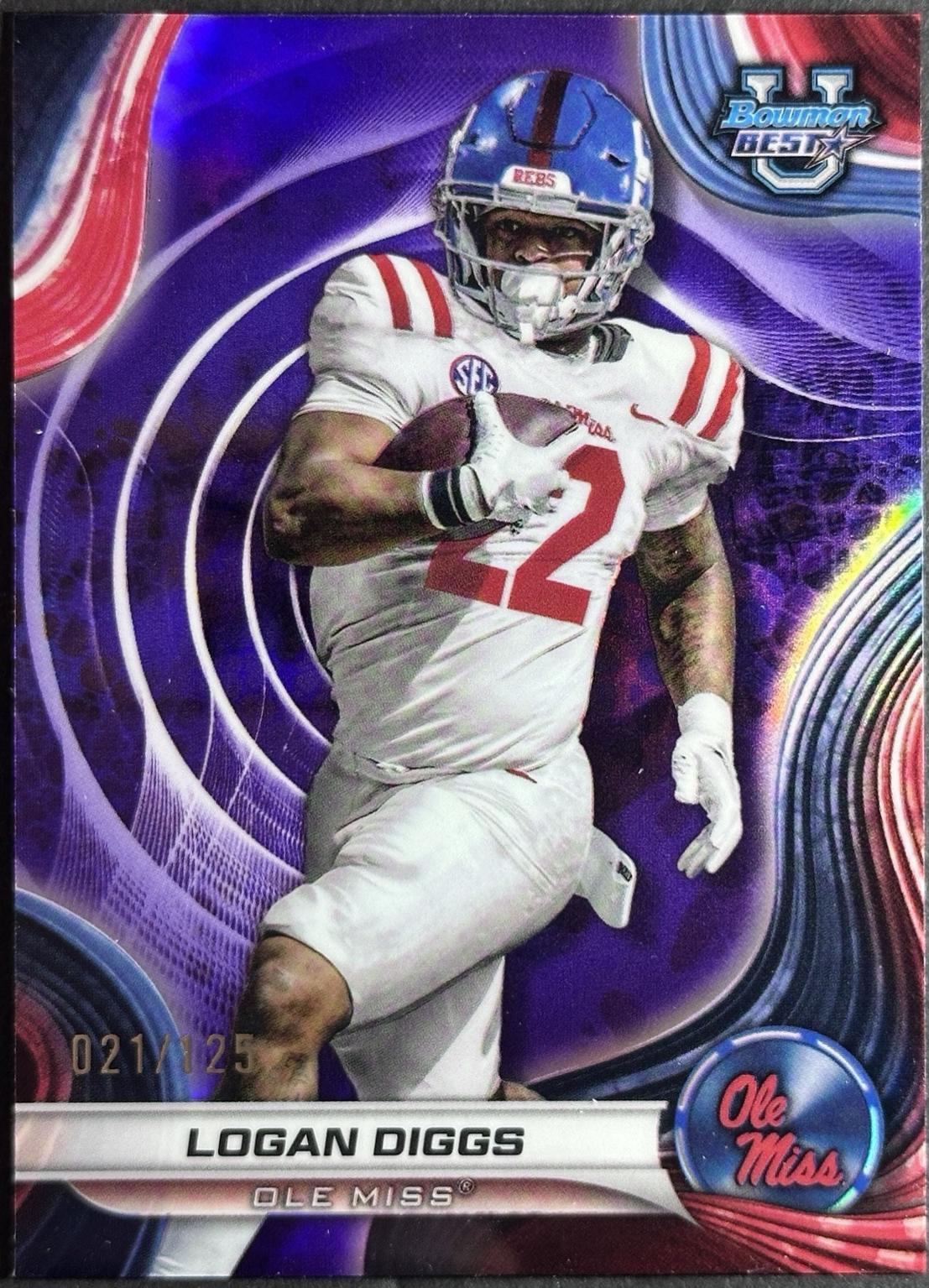 Logan Diggs [Purple Refractor] #20