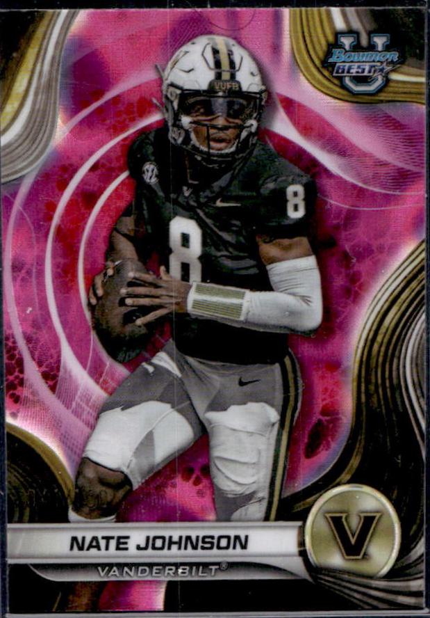 Nate Johnson [Pink Lava Refractor] #24