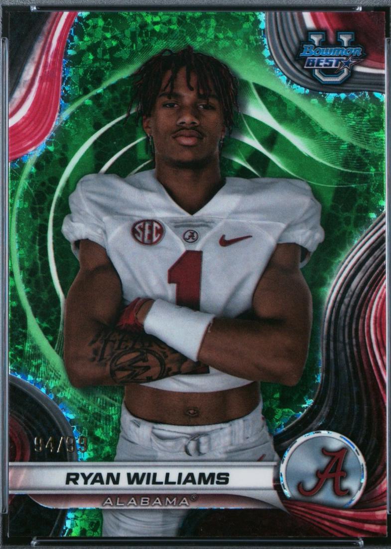 Ryan Williams [Green Mini-Diamond Refractor] #82