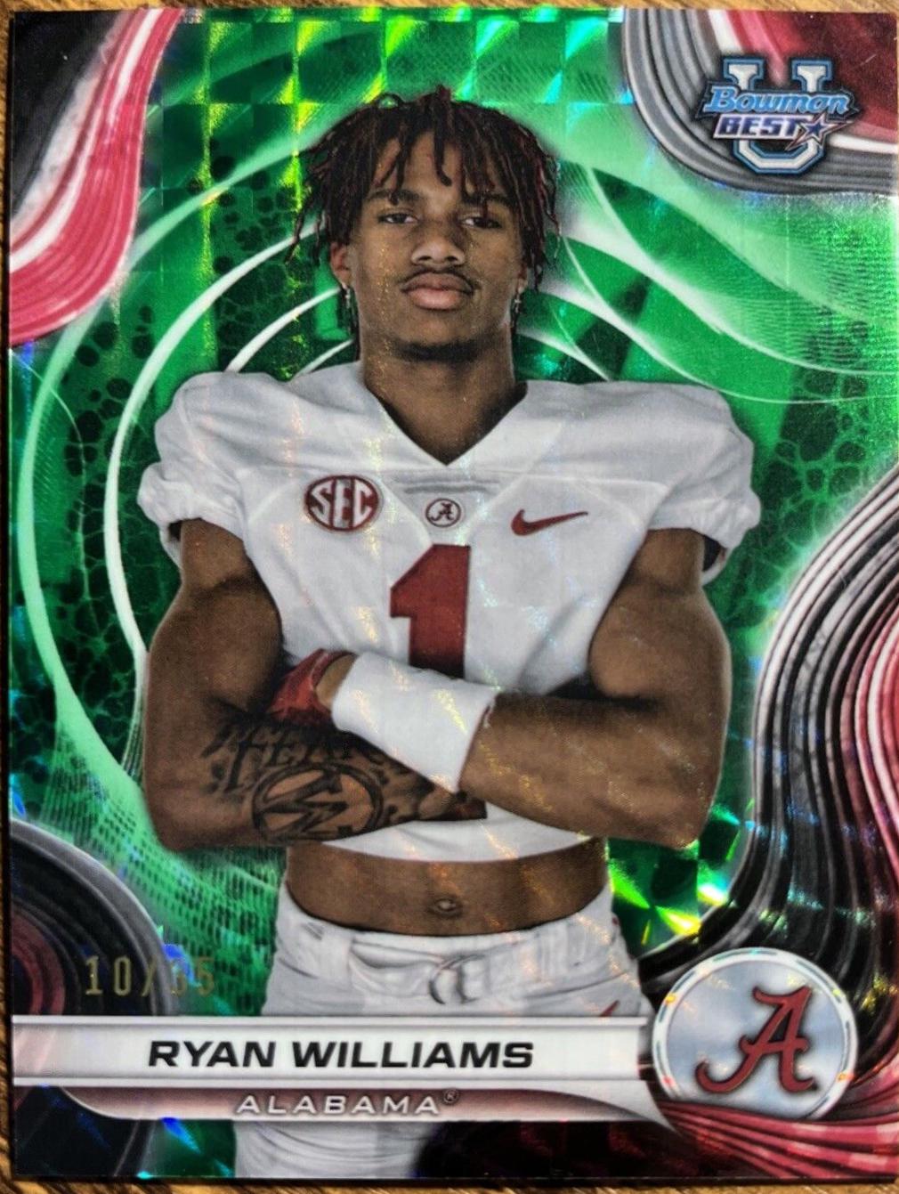 Ryan Williams [Lime Green Geometric Refractor] #82