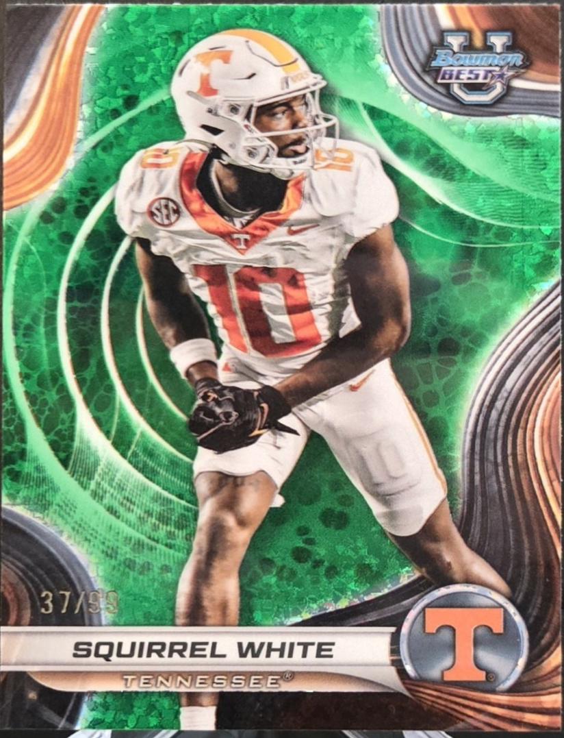 Squirrel White [Green Mini-Diamond Refractor] #70