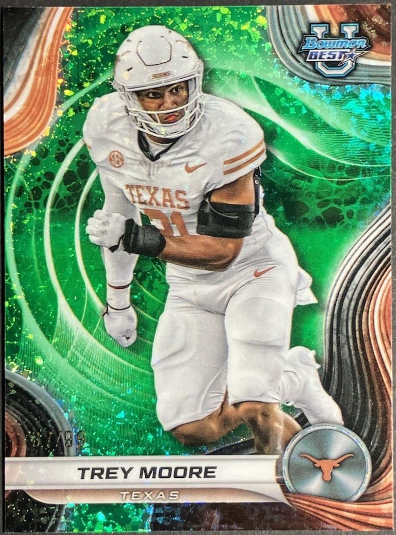 Trey Moore [Green Mini-Diamond Refractor] #89
