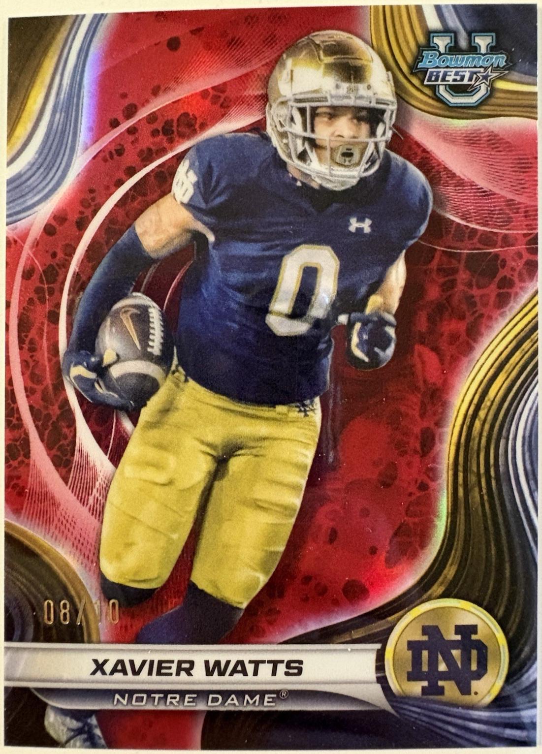 Xavier Watts [Red Refractor] #36