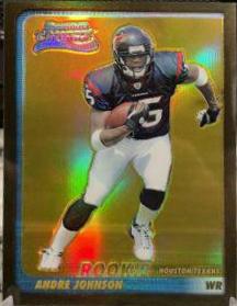 Andre Johnson [Gold Refractor] #195