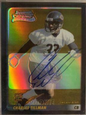 Charles Tillman [Autograph Gold Refractor] #240