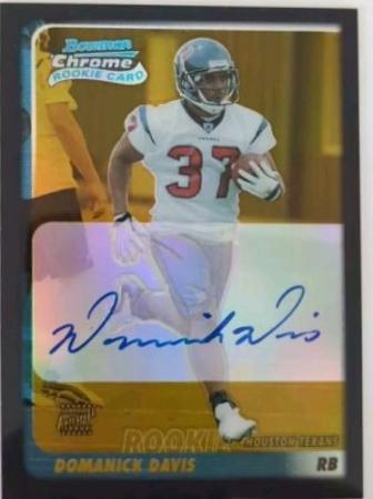 Domanick Davis [Autograph Gold Refractor] #229