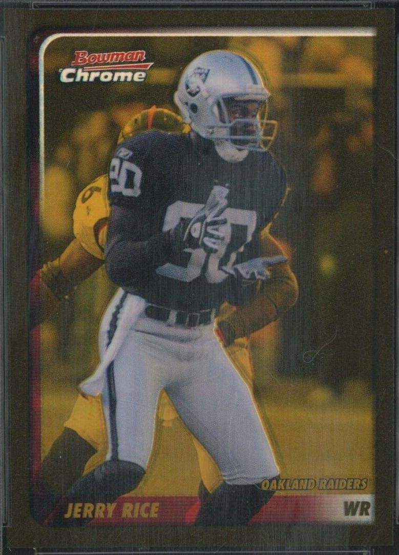 Jerry Rice [Gold Refractor] #95