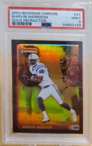 Marvin Harrison [Gold Refractor] #31