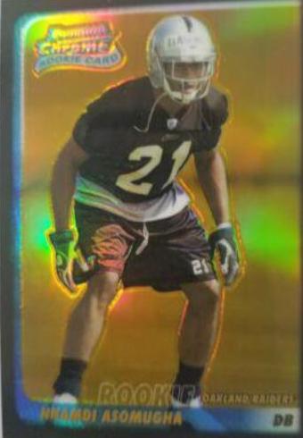 Nnamdi Asomugha [Gold Refractor] #211