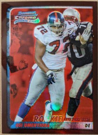 Osi Umenyiora [Red Refractor] #158