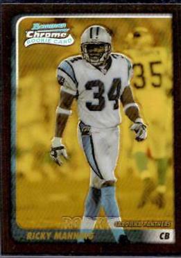 Ricky Manning [Gold Refractor] #124