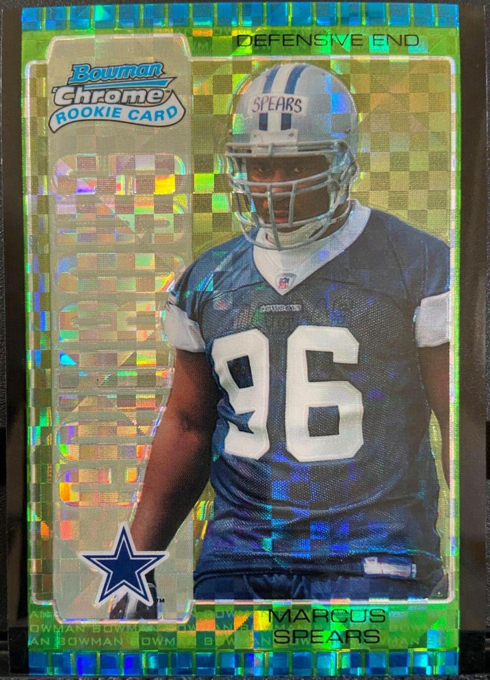 Marcus Spears [Green Refractor] #120