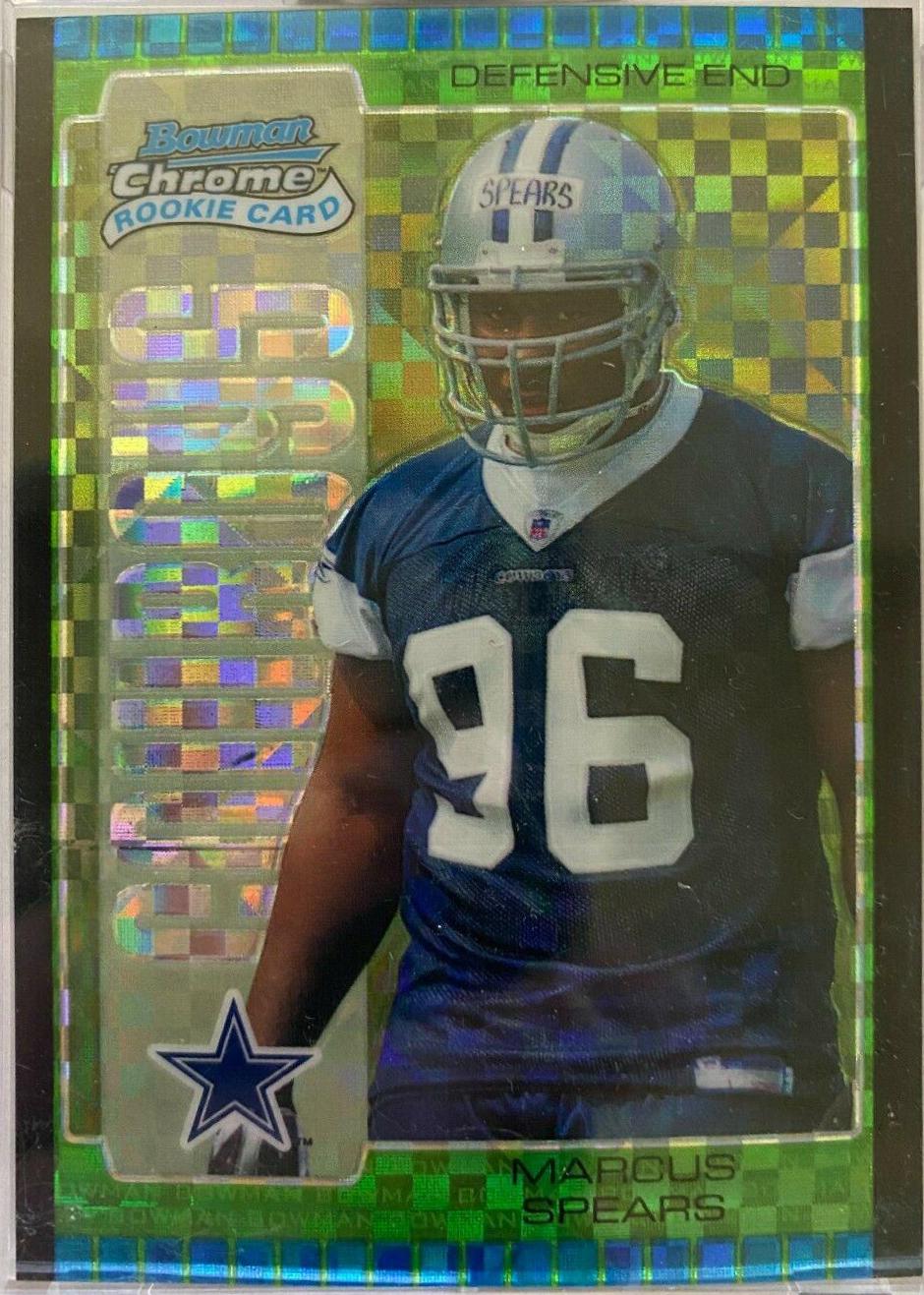 Marcus Spears [Green Xfractor] #120