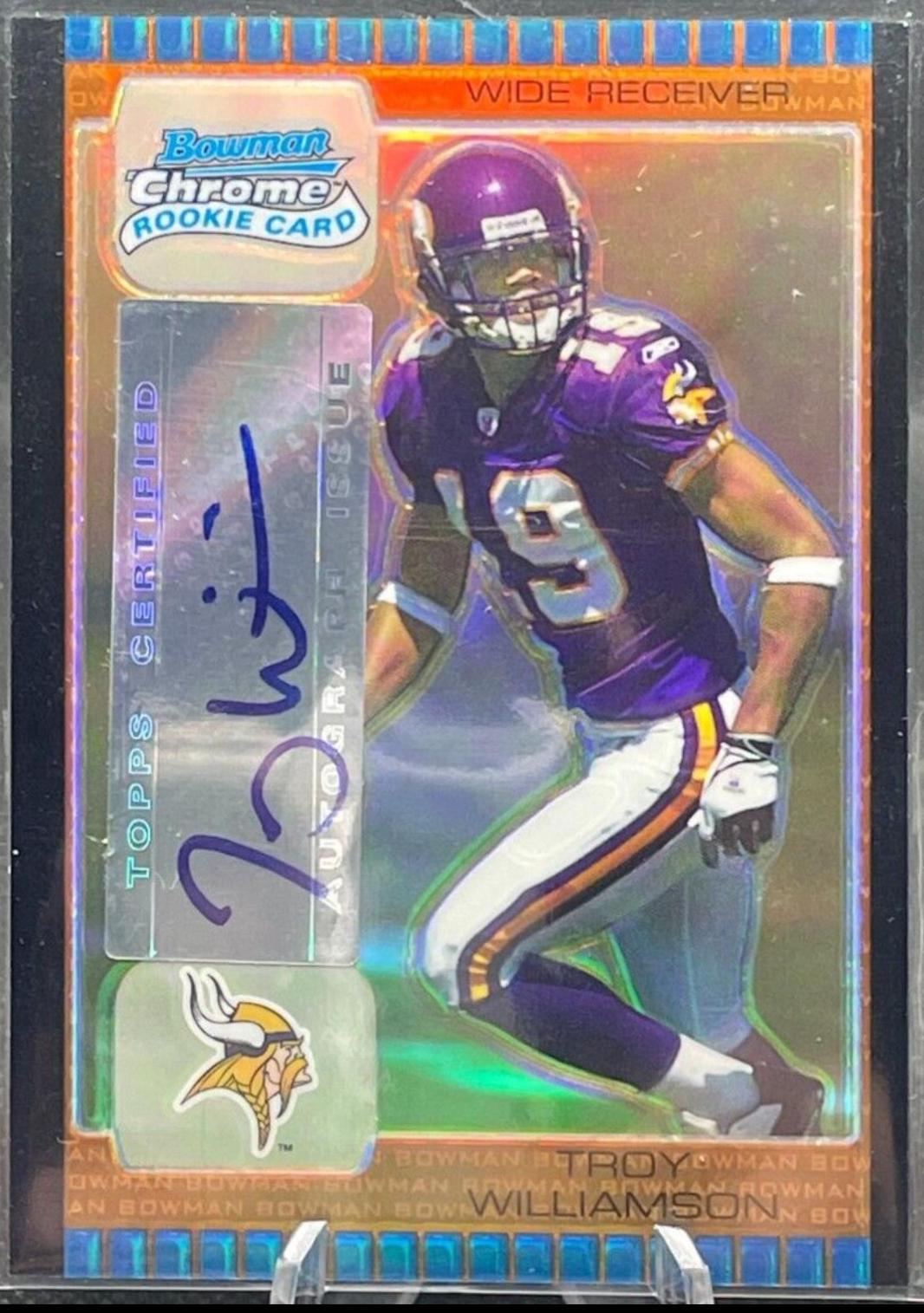 Troy Williamson [Bronze Refractor] #227