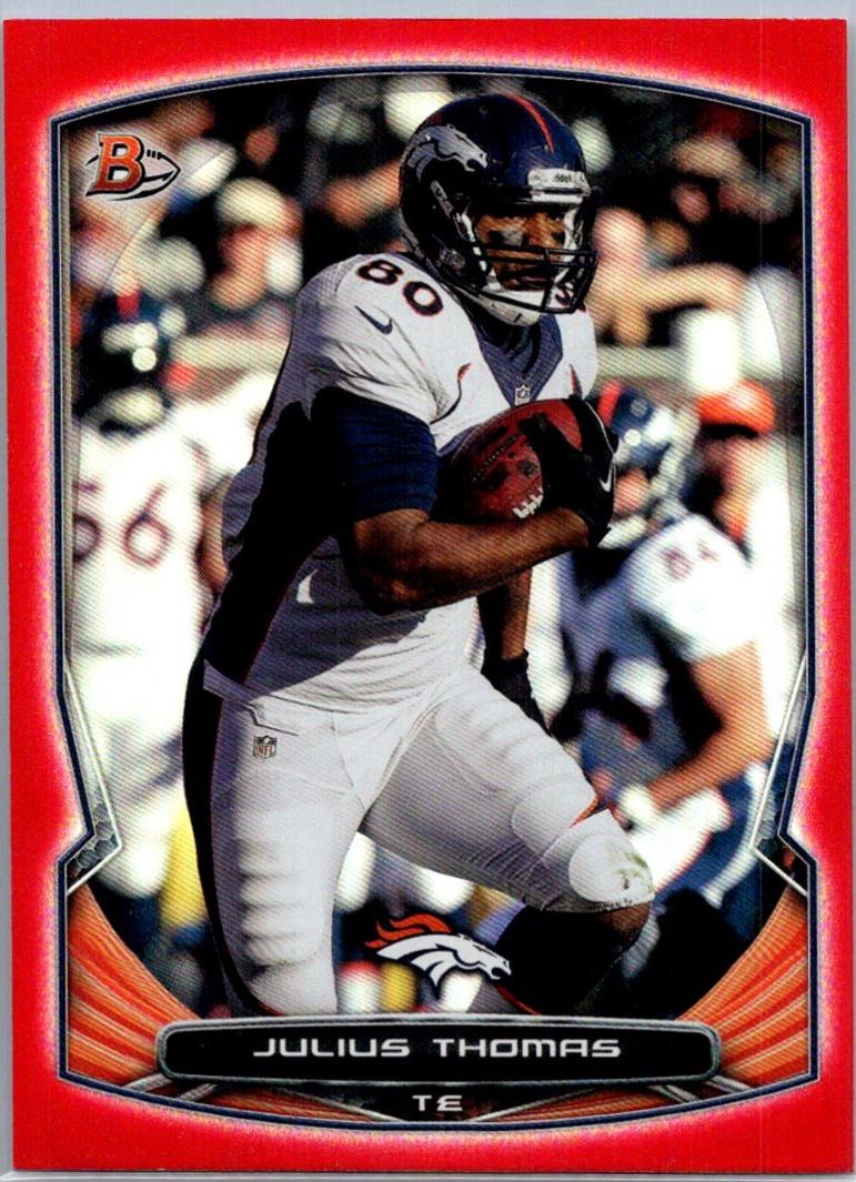 Julius Thomas [Rainbow Foil Red] #61