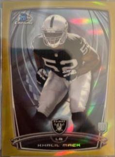 Khalil Mack [Gold Refractor] #123
