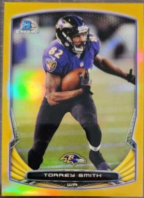 Torrey Smith [Gold Refractor] #96