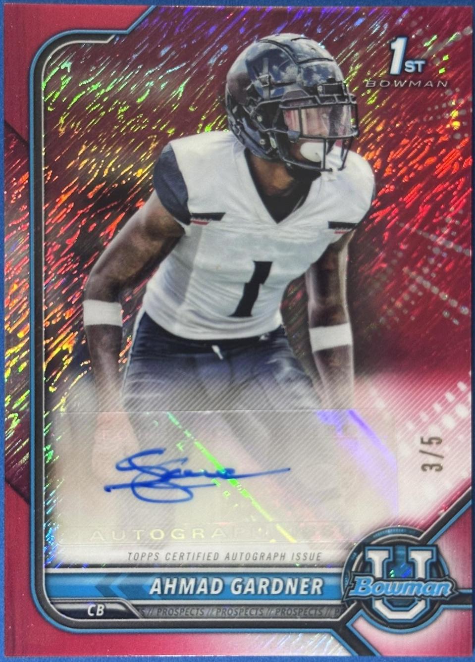 Ahmad Gardner [Red Shimmer Refractor] #BCPA-AG
