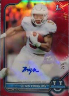 Bijan Robinson [Red Refractor] #BCPA-BR