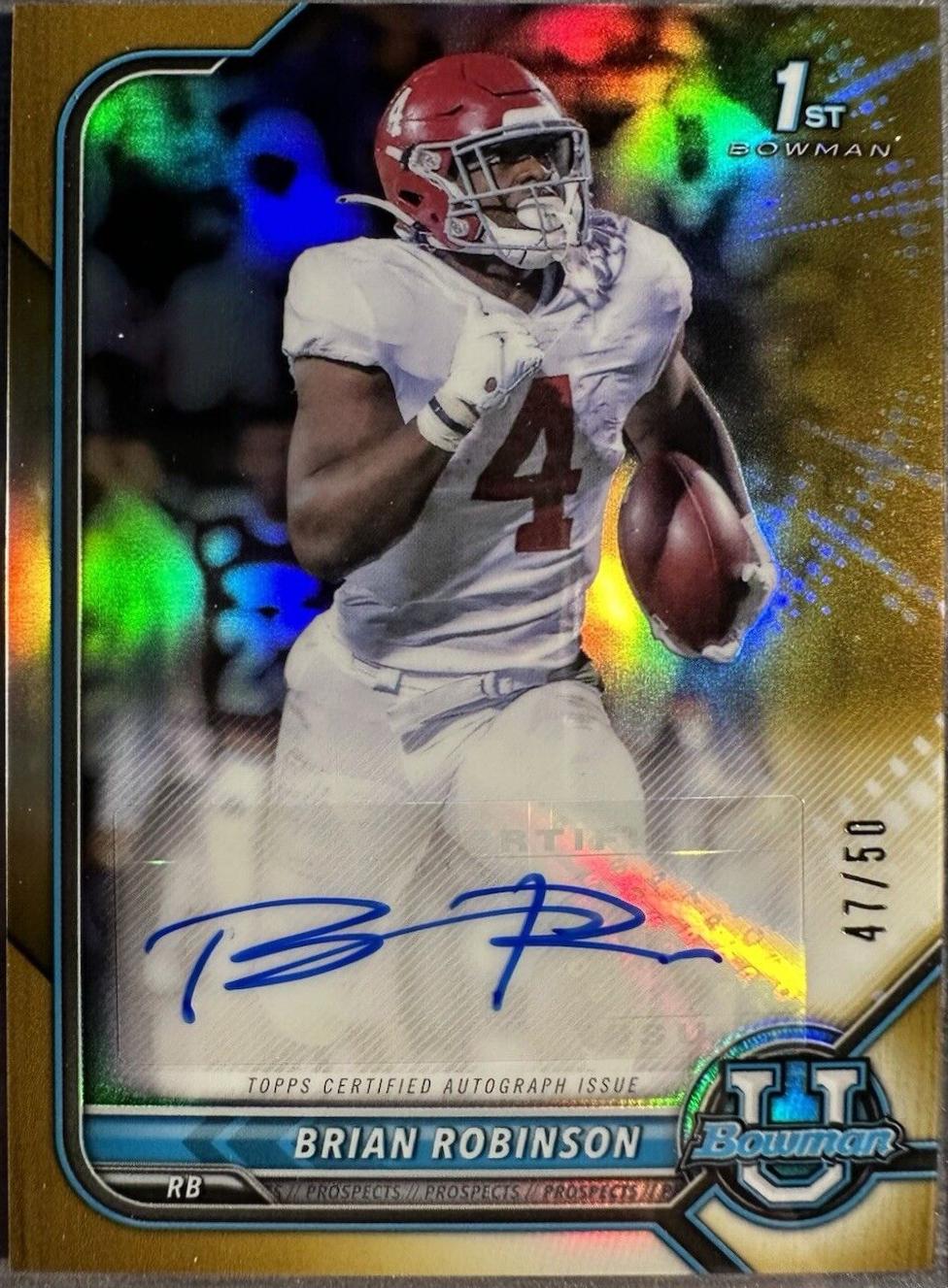 Brian Robinson [Gold Refractor] #BCPA-BRO