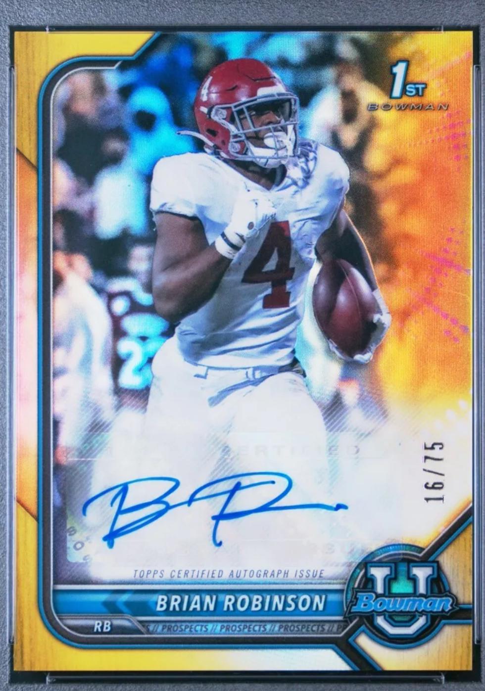 Brian Robinson [Yellow Refractor] #BCPA-BRO