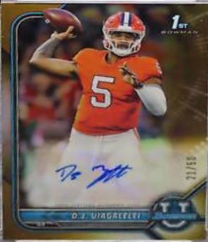 D. J. Uiagalelei [Gold Refractor] #BCPA-DU