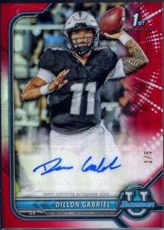 Dillon Gabriel [Red Refractor] #BCPA-DG