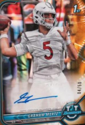 Graham Mertz [Gold Lava Refractor] #BCPA-GM