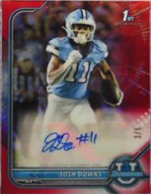 Josh Downs [Red Shimmer Refractor] #BCPA-JDO