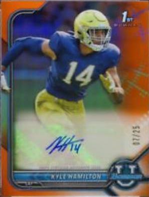 Kyle Hamilton [Orange Refractor] #BCPA-KH