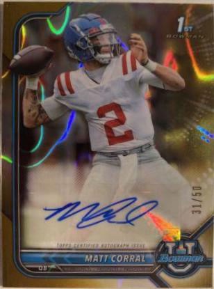 Matt Corral [Gold Refractor] #BCPA-MC