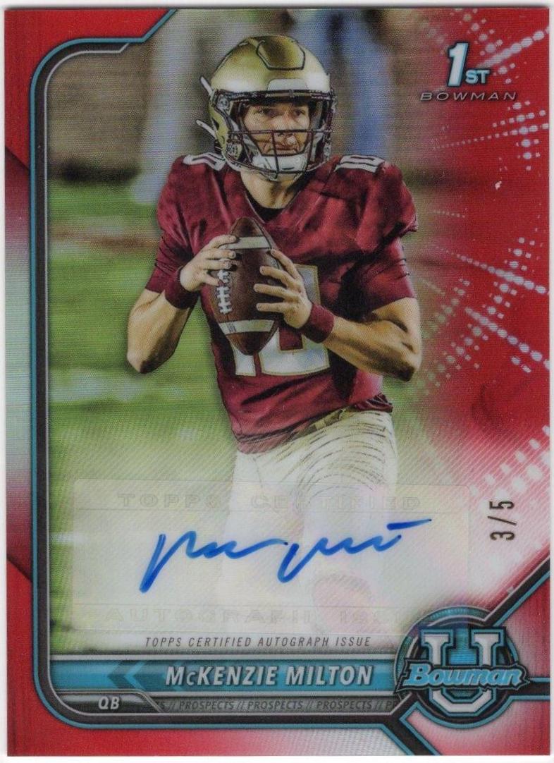 McKenzie Milton [Red Refractor] #BCPA-MM