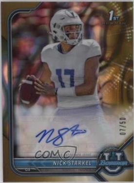 Nick Starkel [Gold Lava Refractor] #BCPA-NS