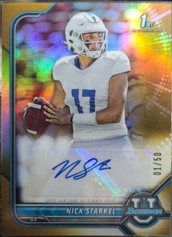 Nick Starkel [Gold Refractor] #BCPA-NS