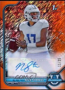 Nick Starkel [Orange Shimmer Refractor] #BCPA-NS