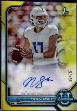 Nick Starkel [Yellow Refractor] #BCPA-NS