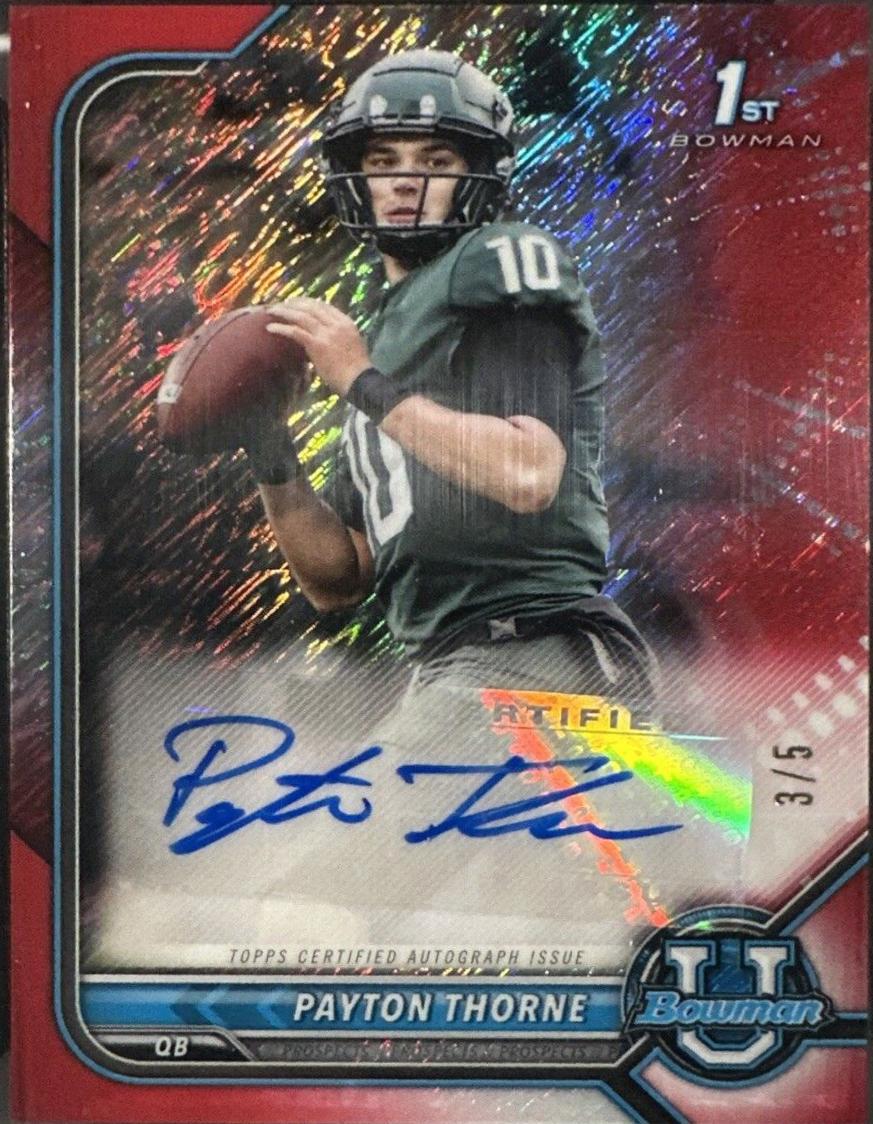 Payton Thorne [Red Shimmer Refractor] #BCPA-PT