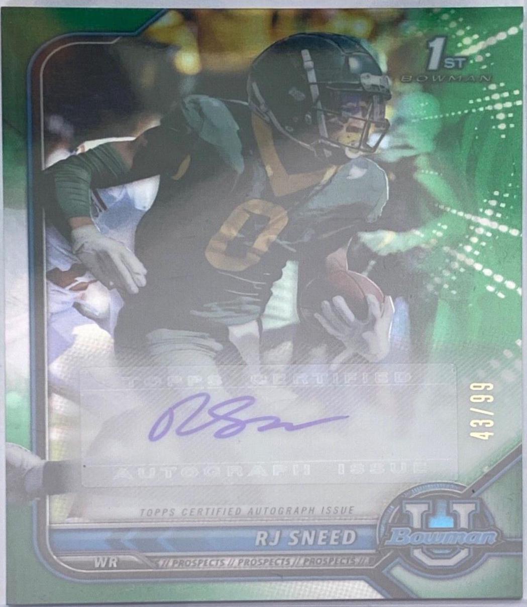 RJ Sneed [Green Refractor] #BCPA-RS