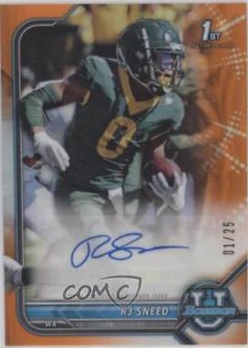 RJ Sneed [Orange Refractor] #BCPA-RS