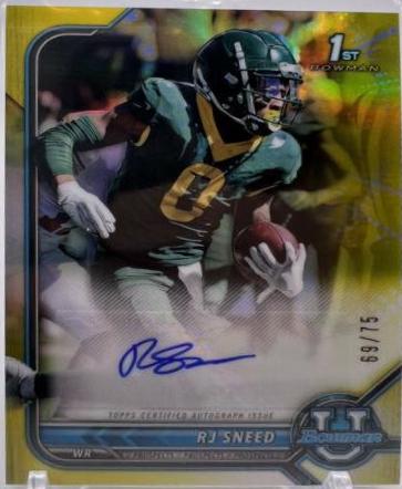 RJ Sneed [Yellow Refractor] #BCPA-RS