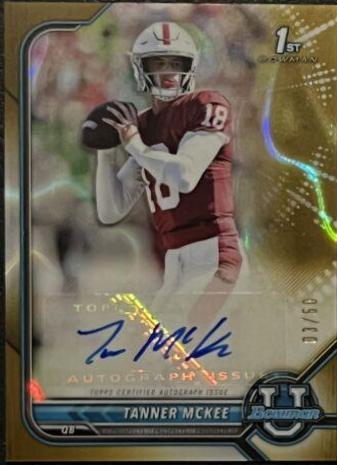 Tanner Mckee [Gold Lava Refractor] #BCPA-TM