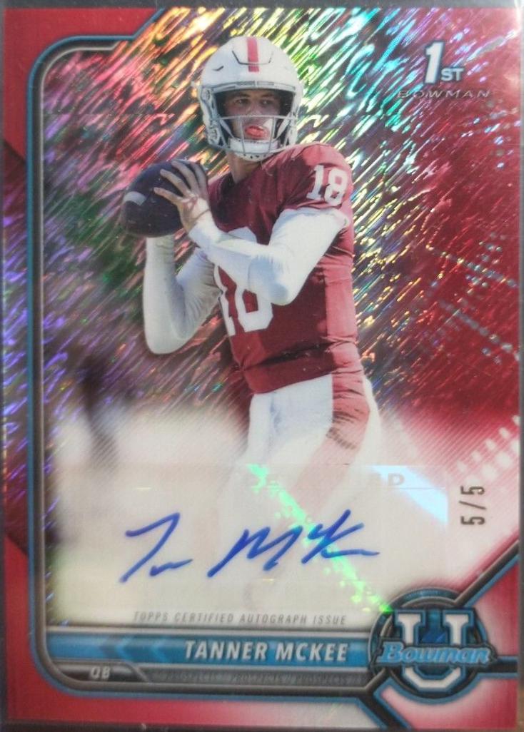 Tanner Mckee [Red Refractor] #BCPA-TM