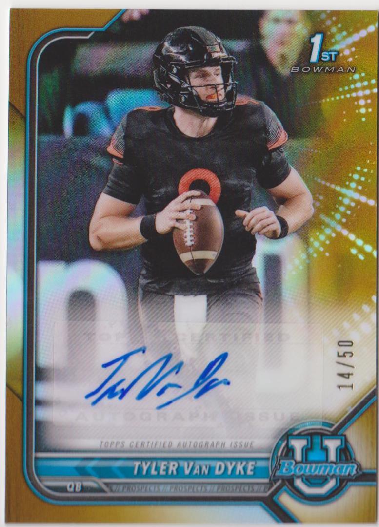 Tyler Van Dyke [Gold Refractor] #BCPA-TV