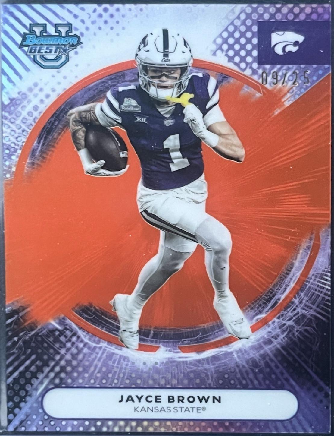 Jayce Brown [Orange Mini-Diamond Refractor] #17