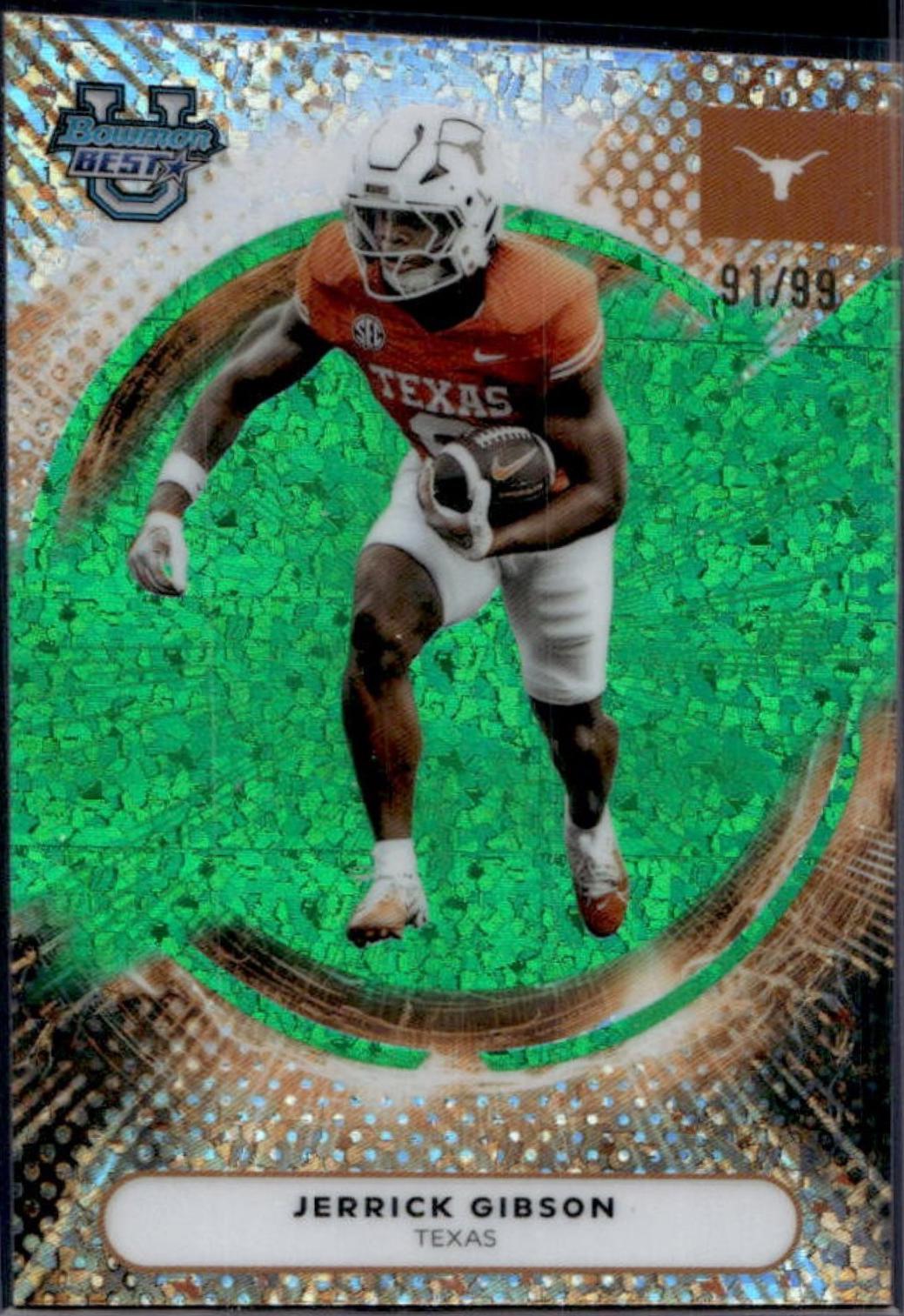 Jerrick Gibson [Green Mini-Diamond Refractor] #6