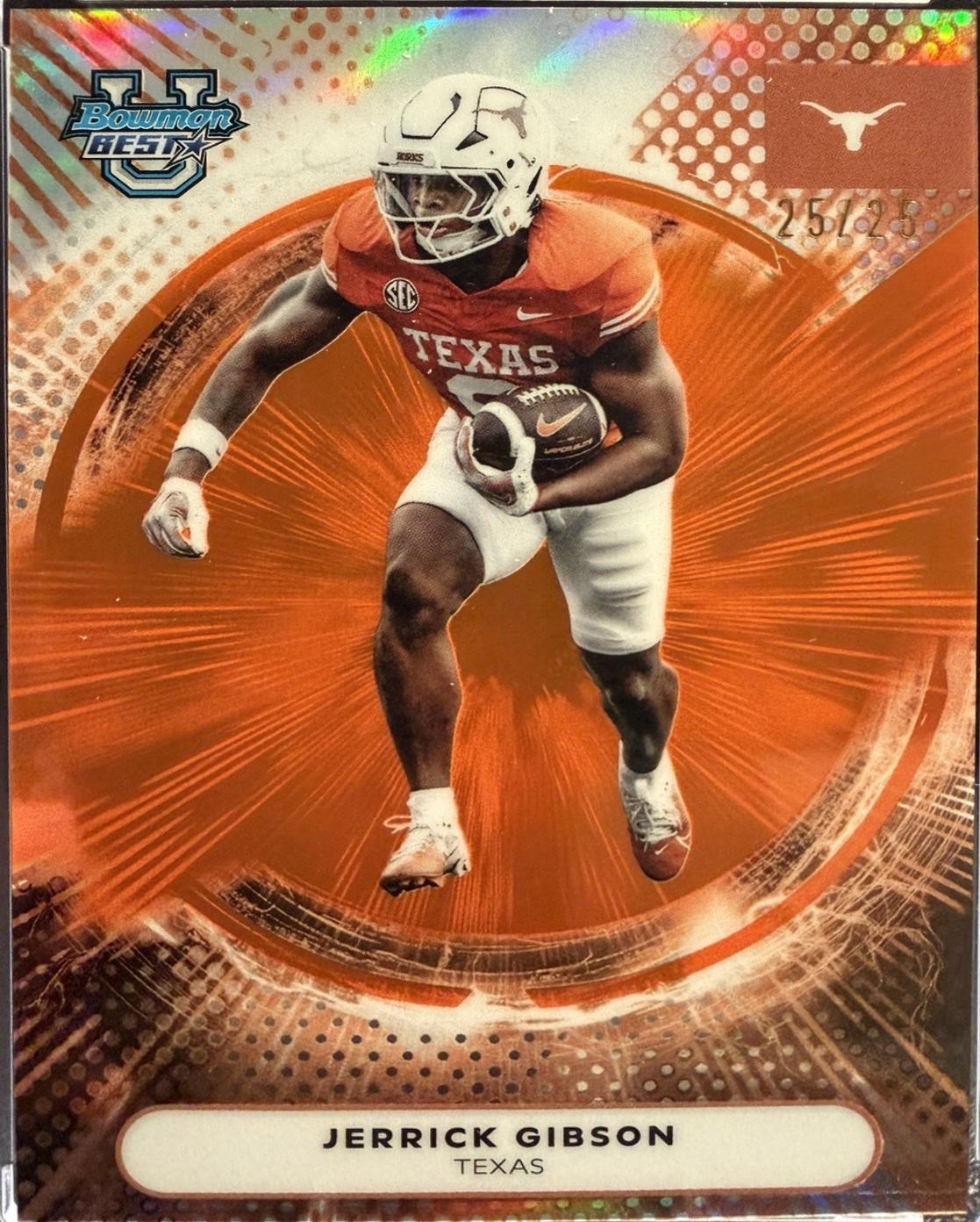 Jerrick Gibson [Orange Mini-Diamond Refractor] #6